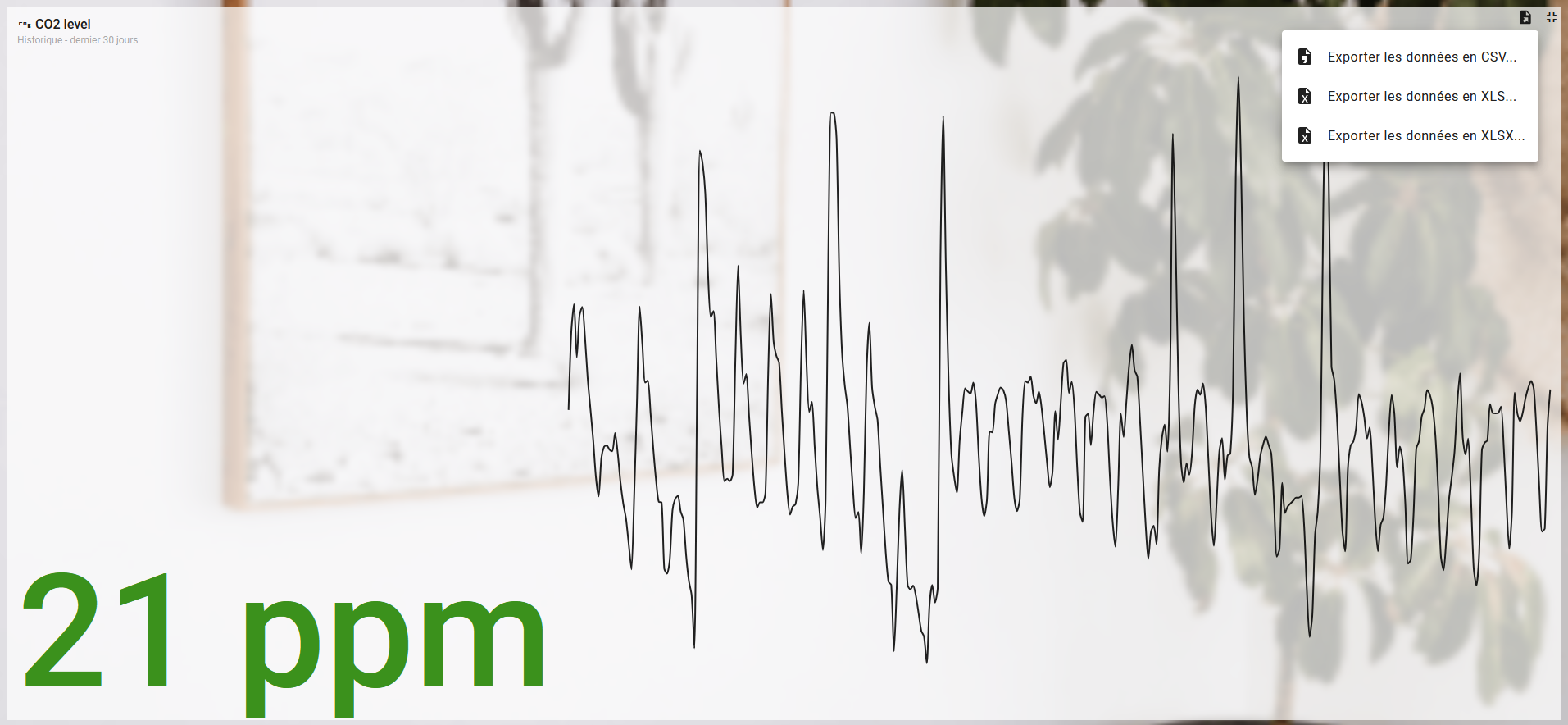 Historisation et export de données